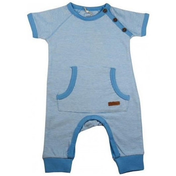 Kleidung Kinder Overalls / Latzhosen Name it Combinaison Bébé GREGERS Azure Bleu Blau