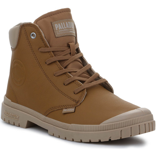 Schuhe Sneaker High Palladium Pampa SP20 Cuff Lth Dear Brown 77236-252-M Braun