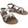 Schuhe Kinder Sandalen / Sandaletten Cheiw Baby 47245 - Laminado Silver Silbern