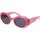 Uhren & Schmuck Damen Sonnenbrillen Chiara Ferragni CF7004/S QR0 Glitzer-Sonnenbrille Rosa
