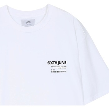 Kleidung Herren T-Shirts Sixth June T-shirt  Barcode Weiss