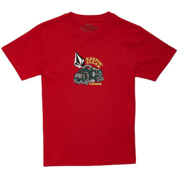 Kleidung Jungen T-Shirts Volcom C3532112 Rot