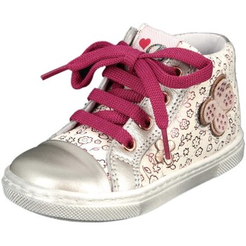 Schuhe Mädchen Babyschuhe Romagnoli Maedchen Lauflernschuhe kombi 8446-826 silber