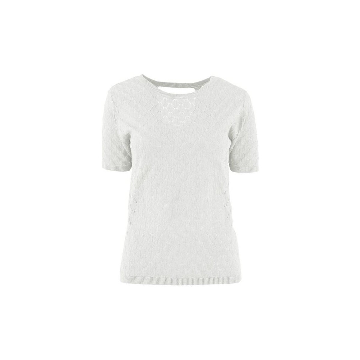 Kleidung Damen Tops / Blusen Vila Kastana Top - White Alyssum Weiss