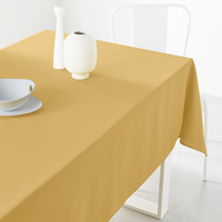 Home Tischdecke Today Nappe 150/250 Polyester TODAY Essential Ocre Ocker