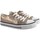 Schuhe Mädchen Multisportschuhe Bubble Bobble Leinwand mädchen  a3513 gold Silbern