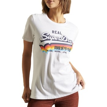 Kleidung Damen T-Shirts Superdry Original & vintage Weiss