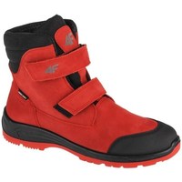 Schuhe Kinder Sneaker High 4F Junior Trek Rot