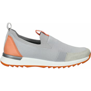 Schuhe Damen Sneaker Low Ara Slipper Grau/Orange