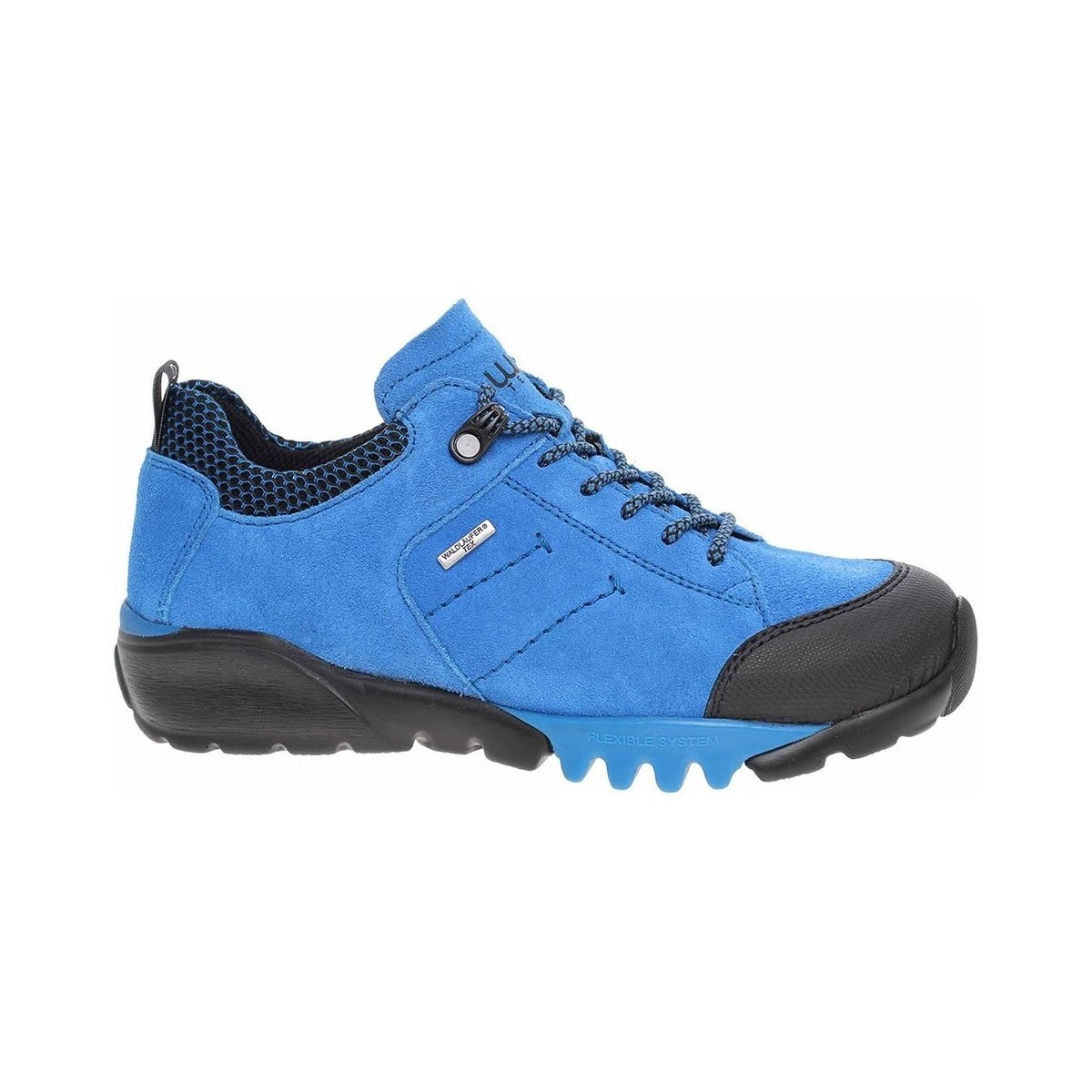 Schuhe Damen Sneaker Low Waldläufer 787950400 Blau