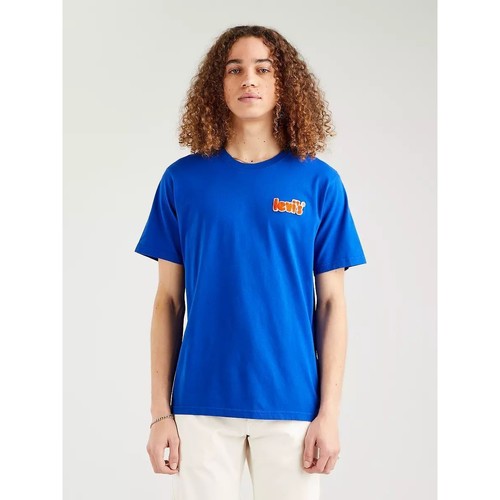 Kleidung Herren T-Shirts & Poloshirts Levi's 16143 0398 RELAXED TEE-SURF BLUE Blau