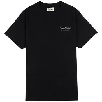 Kleidung Herren T-Shirts Penfield T-shirt  Hudson Script Schwarz
