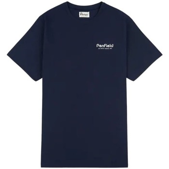 Kleidung Herren T-Shirts Penfield T-shirt  Hudson Script bleu marine