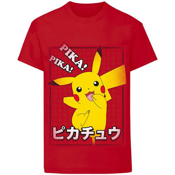 Kleidung Kinder T-Shirts Pokemon  Rot