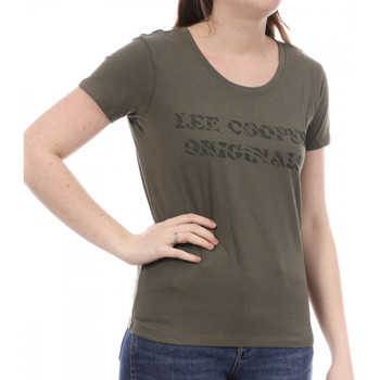 Kleidung Damen T-Shirts Lee Cooper LEE-009429 Grün