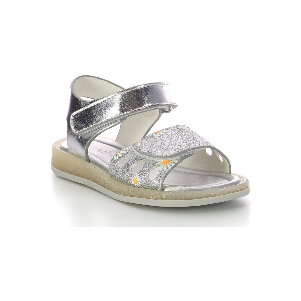 Schuhe Mädchen Sandalen / Sandaletten Mod'8 Liboo Silbern