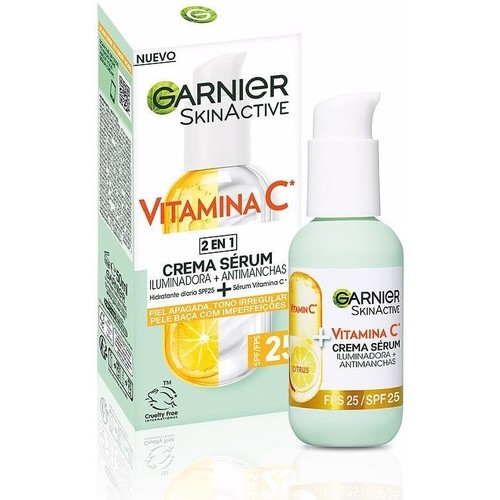 Beauty Damen gezielte Gesichtspflege Garnier Skinactive Vitamina C Crema Sérum Spf25 