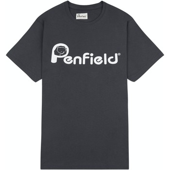 Kleidung Herren T-Shirts Penfield T-shirt  Bear Chest Print Grau