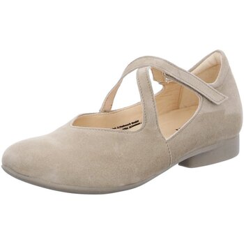 Schuhe Damen Slipper Think Slipper Guad 2 Ballerina savana 3-000564-4000 Beige