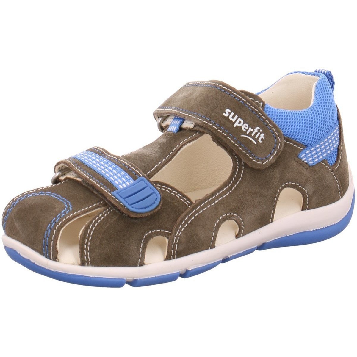 Schuhe Jungen Babyschuhe Superfit Sandalen Sandale Leder \ FREDDY 1-600140-7000 Braun