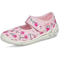 Schuhe Mädchen Hausschuhe Superfit 1-800288-5500 rosa