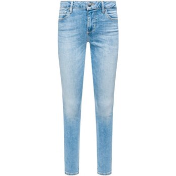 Kleidung Damen Slim Fit Jeans Guess W01A99 D38R4 Blau