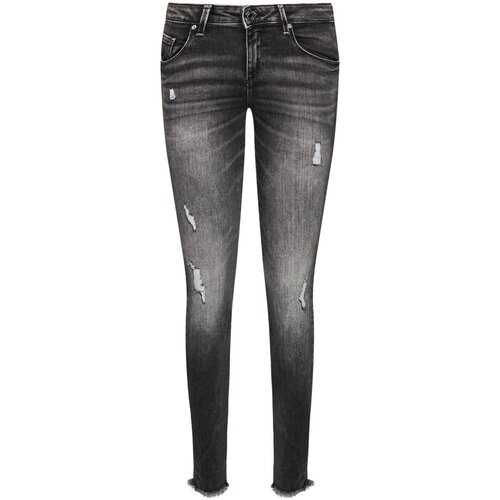 Kleidung Damen Slim Fit Jeans Guess W0BA99 D466B Grau