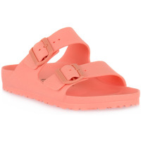 Schuhe Damen Pantoffel BIRKENSTOCK ARIZONA EVA CORAL PEACH CALZ S Rot