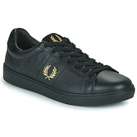 Schuhe Herren Sneaker Low Fred Perry SPENCER TUMBLED LEATHER Schwarz