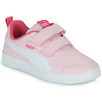 Schuhe Jungen Sneaker Low Puma Courtflex v2 V PS Rosa / Weiss