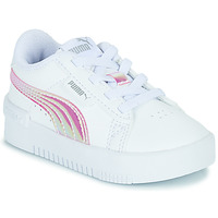 Schuhe Kinder Sneaker Low Puma Jada Holo AC Inf Weiss / Rosa