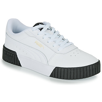 Schuhe Damen Sneaker Low Puma Carina 2.0 Weiss / Schwarz