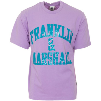 Kleidung Herren T-Shirts Franklin & Marshall T-shirt à manches courtes Violett