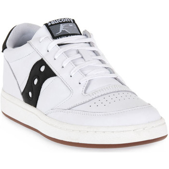 Schuhe Herren Sneaker Low Saucony 5 JAZZ COURT WHITE BLACK Weiss