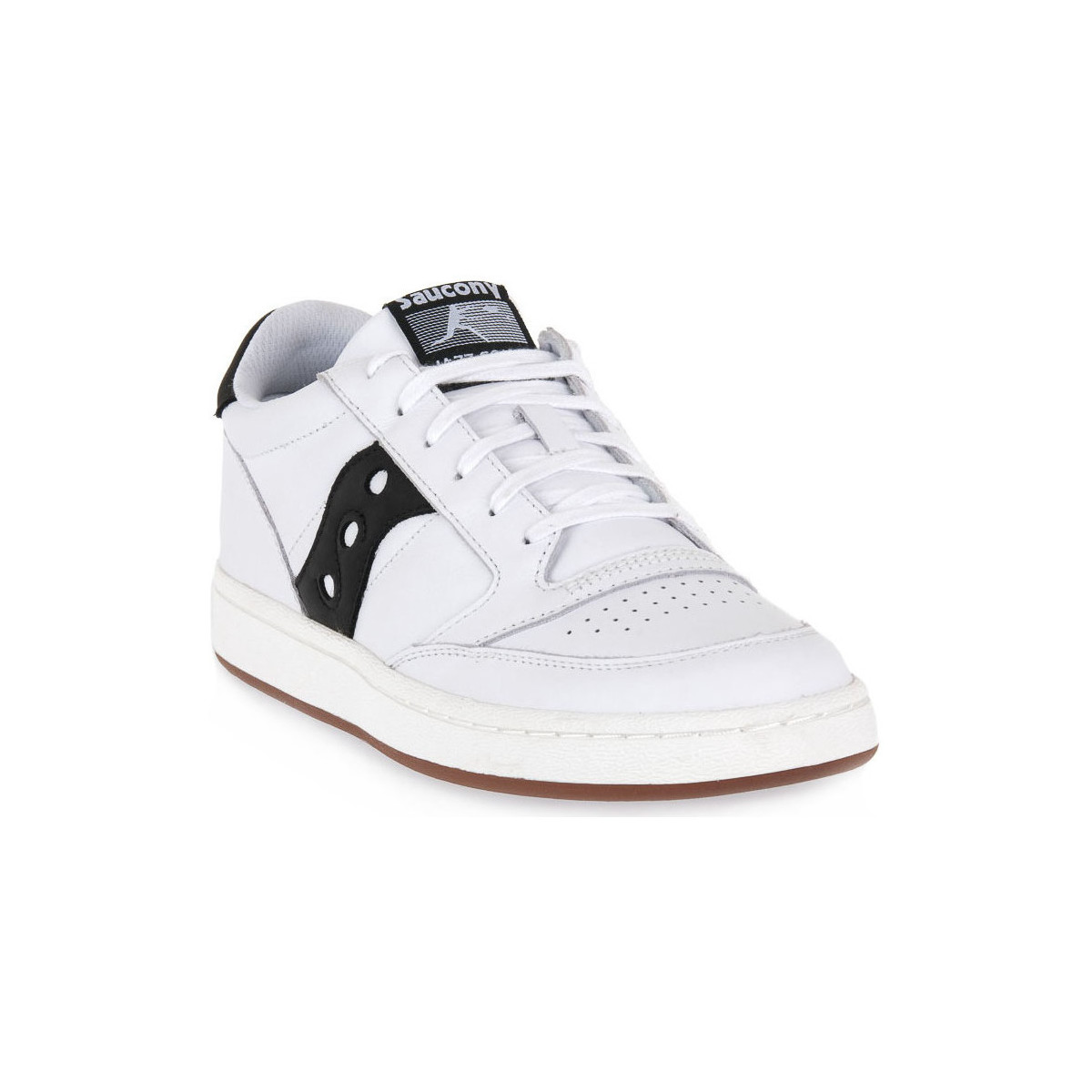 Schuhe Herren Sneaker Saucony 5 JAZZ COURT WHITE BLACK Weiss