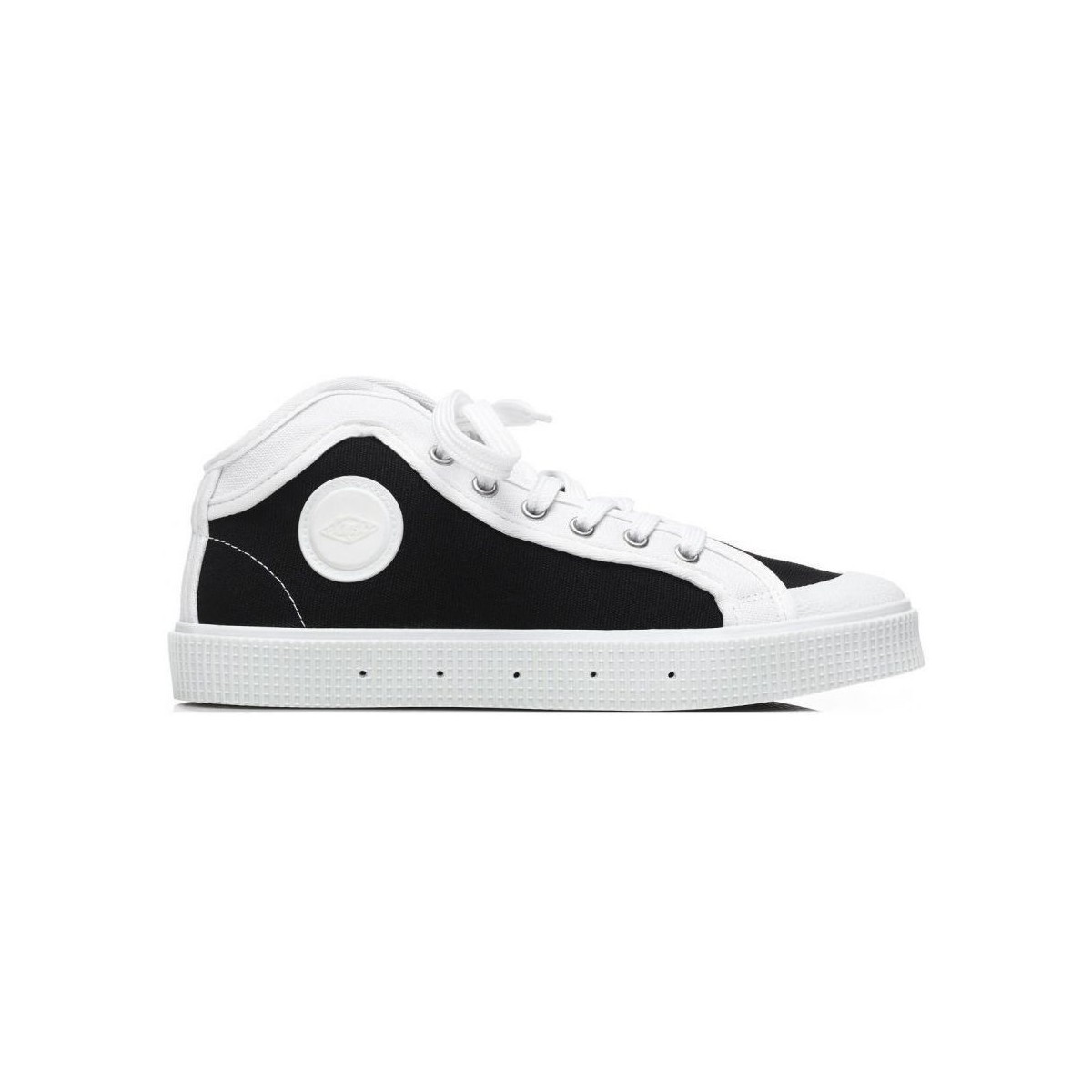 Schuhe Herren Sneaker Low Sanjo K100 - Black White Schwarz