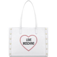 Taschen Damen Taschen Love Moschino JC4368PP0EKG0100 Weiss