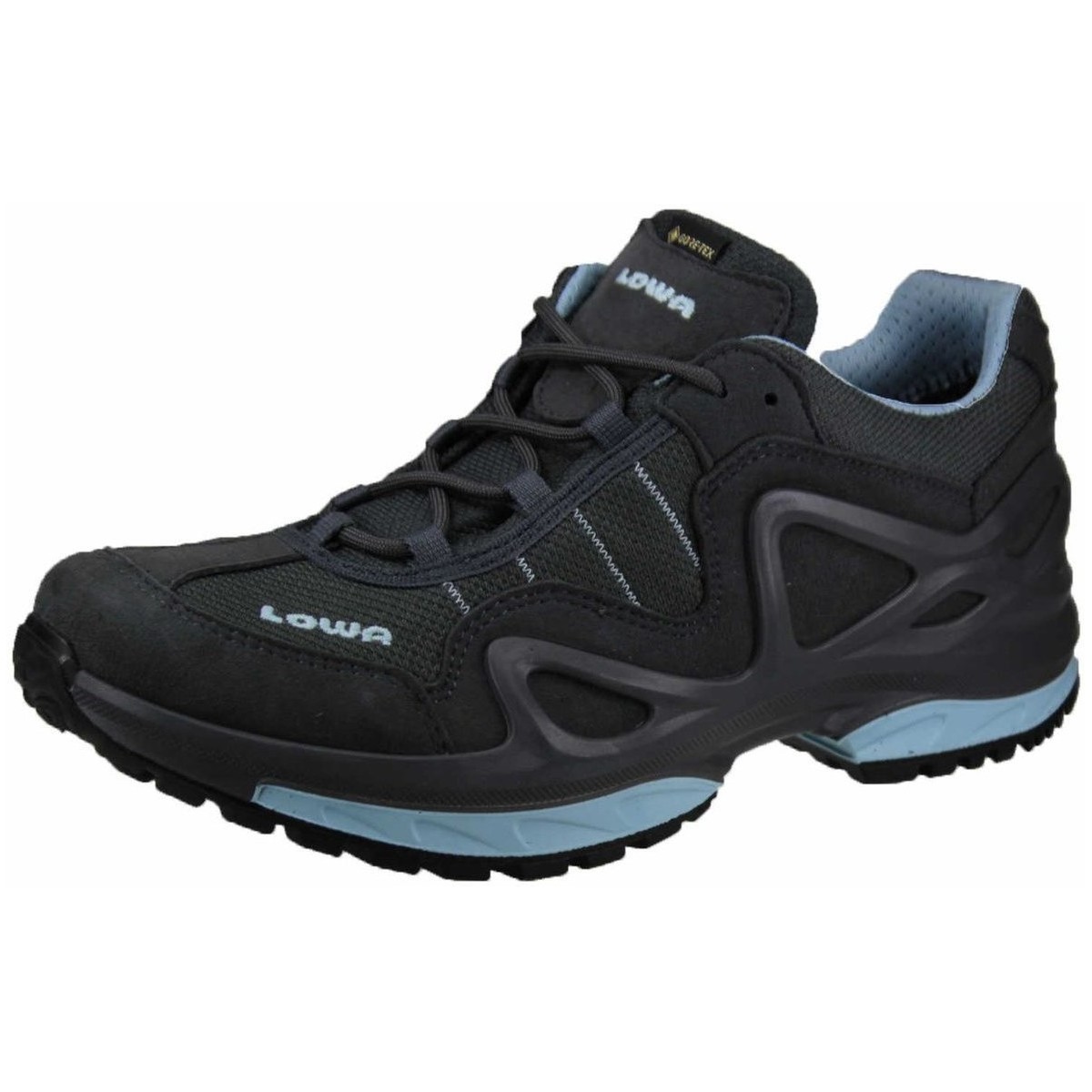 Schuhe Damen Fitness / Training Lowa Sportschuhe anthrazit-eisblau 320578-9771 Gorgon GTX Ws Grau
