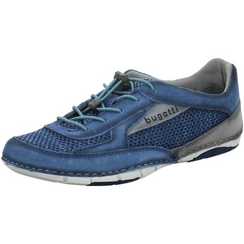 Schuhe Herren Derby-Schuhe & Richelieu Bugatti Schnuerschuhe Sandstone-Zipper 321A7P011469-4040 Blau