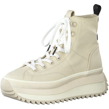 Schuhe Damen Sneaker Tamaris Plateau Boots 1-1-25201-28 418 Beige