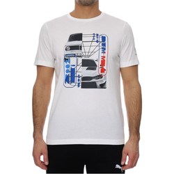 Kleidung Herren T-Shirts Puma Bmw Motorsport Graphic Tee Weiß, Schwarz