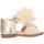 Schuhe Mädchen Sandalen / Sandaletten Florens E2050 Sandalen Kind Glitzer Platin Nappa Multicolor