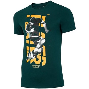 Kleidung Herren T-Shirts 4F TSM011 Gelb, Grün