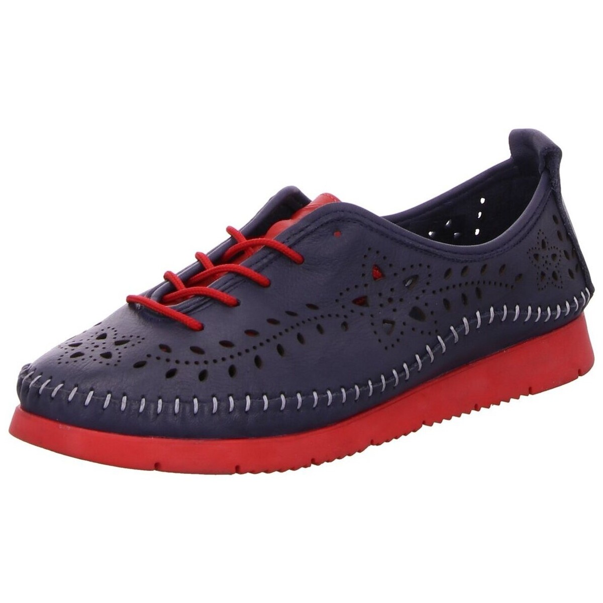Schuhe Damen Derby-Schuhe & Richelieu Scandi Schnuerschuhe 820-0036-D1 Blau