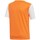 Kleidung Jungen T-Shirts adidas Originals Junior Estro 19 Orangefarbig, Weiß