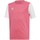 Kleidung Jungen T-Shirts adidas Originals Junior Estro 19 Rosa, Weiß