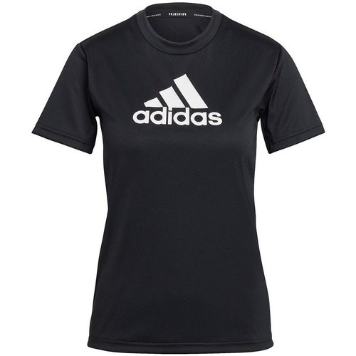 Kleidung Damen T-Shirts adidas Originals Primeblue Designed TO Move Schwarz