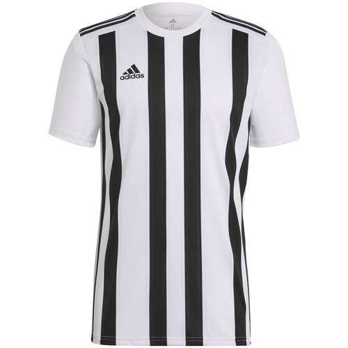 Kleidung Herren T-Shirts adidas Originals Striped 21 Weiß, Schwarz