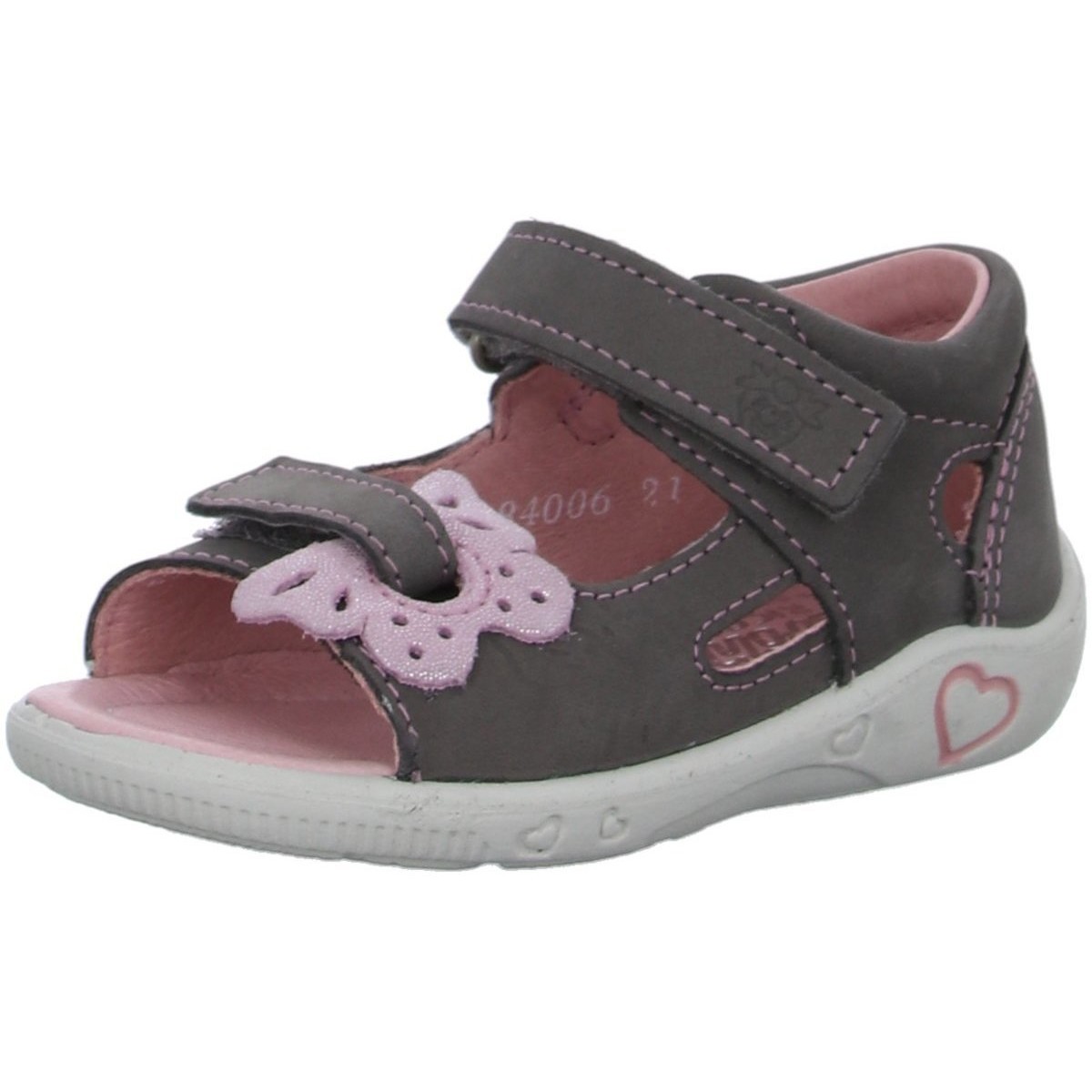 Schuhe Mädchen Babyschuhe Pepino By Ricosta Maedchen SILVI 502200102/450 Grau