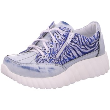 Schuhe Damen Sneaker Low Kristofer Schnuerschuhe BW2005 blau
